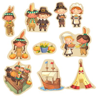 Story Time Felts First Thanksgiving Felt Flannel Board Set