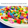 300PCS Mini Fun Erasers for Kids Bulk,Cute Assorted Novelty Pencil Erasers Desk Pets for Kids Party Favors School Student Prizes Gift(300Fruit&Animal) view 4