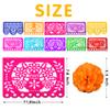 Funnlot Day Of The Dead Decorations Mexican Party Banners Marigold Flowers Ofrendas Dia De Los Muertos Day of The Dead Altar Decorations for Mexican Themed Party Decorations view 4