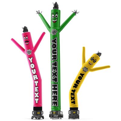 LookOurWay Wacky Waving Inflatable Tube Guy - Custom Air Dancers Advertising Air Inflatables for Business Promotion with Sky Dancer Blower Included - Add Custom Design and Logo (10ft Tall)