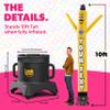 LookOurWay Wacky Waving Inflatable Tube Guy - Custom Air Dancers Advertising Air Inflatables for Business Promotion with Sky Dancer Blower Included - Add Custom Design and Logo (10ft Tall) view 3