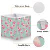 Kigai Beautiful Pink Flamingo Cube Storage Bin, Large Foldable Organizer Basket for Toys, Shelves, Laundry, Nursery -11 x 11 x 11 in view 3