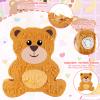 Lewtemi 14.5 Inch Bear Piata Bear Themed Birthday Party Supplies Animal Piata with Wood Bat Stick, Paper Blindfold and Confetti for Valentine Baby Shower Party Decor Kid Adult Boy Girl view 4