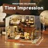 Flever Dollhouse Miniature DIY House Kit Creative Room with Furniture for Romantic Artwork Gift (Time Impression) view 2