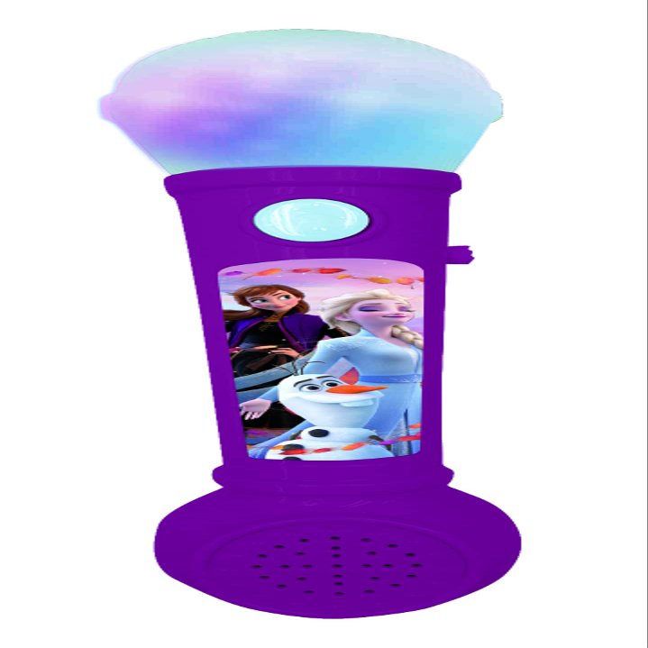 LEXIBOOK, Frozen, Microphone for Children, Musical Game, Integrated Speaker, Light Effects, Demonstration melodies Included, Purple/Blue, MIC80FZ