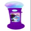 LEXIBOOK, Frozen, Microphone for Children, Musical Game, Integrated Speaker, Light Effects, Demonstration melodies Included, Purple/Blue, MIC80FZ