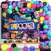 Jollyboom Y2K Party Decorations, Back to the 00s Party Decorations Backdrop Balloon Arch for Early 2000s Hip Hop Decor Y2K 00 Retro 2000s Birthday view 3