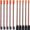 5Pairs JST Plug to JR Connector Male Female Cable Servo Adapter Cable 22AWG 10CM Silicone Wire for RC Cars Trucks Plane RC FPV Racing Drone Helicopter view 1