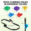 12 Ninja Tree Climbing Holds and 6.56FT Climbing Rope for Kids, Tree Climber Climbing Kit for Outdoor Ninja Warrior Obstacle Course Training view 2