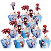 12pc Spidey and His Amazing Friends Cupcake Topper And Cupcake Wrapper, Birthday Party Cake Decorate Kids' Party Cake Decorate Supplies view 2