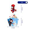 12pc Spidey and His Amazing Friends Cupcake Topper And Cupcake Wrapper, Birthday Party Cake Decorate Kids' Party Cake Decorate Supplies view 4