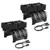 [2 Pack] Twin RC Motor Cooling Fans Surpass Hobby 30mm RC Car Motor Fan with Metal Heatsink for Diameter 40-42mm Motor for 1/8 1/7 RC Car Truck view 1