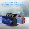 [2 Pack] Twin RC Motor Cooling Fans Surpass Hobby 30mm RC Car Motor Fan with Metal Heatsink for Diameter 40-42mm Motor for 1/8 1/7 RC Car Truck view 2
