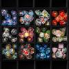 1985 Games Mystery Dice, Set of 7 Polyhedral Dice, Wide Range of Patterns, Gaming Dice, Suitable for Role Playing, Table Games (Pack of 6) view 4