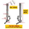 DKNTZO RC Jet EDF Plane Electronic Landing Gear, 1 Pair Aluminum 5mm Height 70mm to 160mm Spring Back Damping Kneeling Landing Gear Retract 3-4kg for RC Model Aircraft Jet EDF Plane Part view 2
