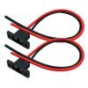 2Pcs Amass XT90E-M Plug Male Battery Connector Mountable Pigtail Cable, XT90 Panel Mount Connector with 30cm Cable for RC Lipo Battery FPV Racing Aircraft Drone view 3