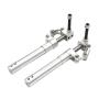 DKNTZO RC Jet EDF Plane Electronic Landing Gear, 1 Pair Aluminum 5mm Height 70mm to 160mm Spring Back Damping Kneeling Landing Gear Retract 3-4kg for RC Model Aircraft Jet EDF Plane Part view 3