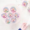 Gyufise 24Pcs Rainbow Clouds Cupcake Toppers Glitter Rainbow Cupcake Picks for Boys Girls Theme Baby Shower Birthday Party Decorations Supplies view 3