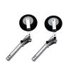 DKNTZO RC Airplane Plane Landing Gear, 2 Pcs Double Spring Shock Absorber Kneeling Landing Gear Suitable for 3-4kg RC Plane Airplane DIY Fix Wing Models Part (Color : Dia. 4mm x H135mm) view 3