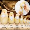 AEVVV Bolshoi Ballet Russian Nesting Dolls Set 7 pcs - Ballerina Gifts - Matryoshka Ballerina Doll - Wooden Balerina - Ballet Decor Gifts view 3