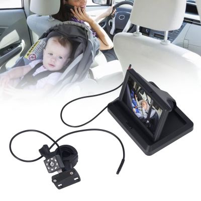 Baby Car Camera Car Baby Camera Night Vision 140 Wide View Rear Facing Seat Camera for Infant Car Camera for Baby(5.0in)