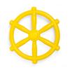 Barcaloo Kids Playground Pirate Ship Steering Wheel - Yellow Jungle Gym Toy for Swing Set, Children's Simulation Playset, Toddler Pirate Ship Toys view 1