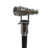 Medieval Replicas Nautical Wooden Walking Stick W/Silver Telescope Handle Collectible Wood Cane view 2