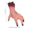 Crawling Hand Halloween Automatic Crawl Battery Powered Lifelike Light Yellow Skin Color Scary Moving Hand for Costume Party view 2