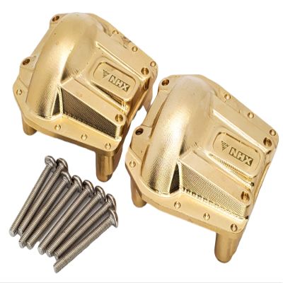NHX RC Brass Counterweight F/R Axle Housing Cover (2) : Axial SCX6