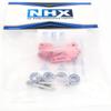 NHX RC Alum Front Steering Knuckles w/Bearings -Red:1/10 2WD Slash/Stampede/Rustler/Bandit view 4