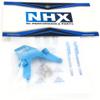 NHX RC Aluminum Front Bulkhead -Blue : Losi Mini T 2.0 / Mini-B view 4