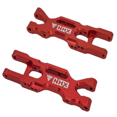 NHX RC Aluminum Rear Suspension A Arms - Red : Losi Mini T 2.0 / Mini-B