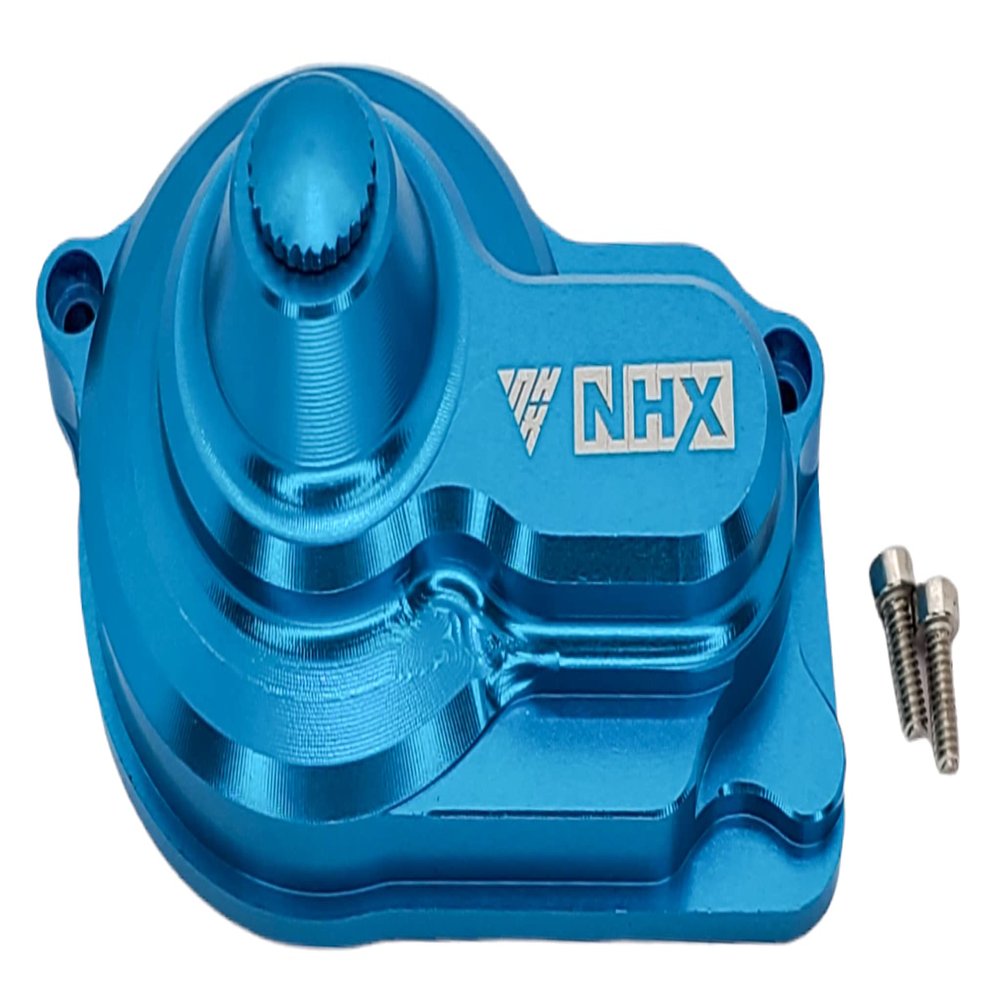 NHX RC Aluminum Gearbox Housing Cover - Blue : Losi Mini T 2.0 / Mini-B