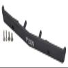 NHX RC Aluminum Front Bumper Mount -Black :Axial SCX24 C10 view 1
