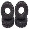 NHX RC All Terrain 1.0" Tires with Foam OD:52mm ID:25mm (4): SCX24 view 1