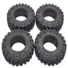 NHX RC All Terrain 1.0" Tires with Foam OD:52mm ID:25mm (4): SCX24 view 3