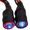 NHX RC Front LED Ring Headlight w/Switch Red/White: SCX24 Bronco Gladiator Wrangler C10 Deadbolt view 2