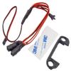 NHX RC Front LED Ring Headlight w/Switch Red/White: SCX24 Bronco Gladiator Wrangler C10 Deadbolt view 4