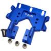 NHX RC Aluminum Front Lower Bulkhead -Blue: 1/10 2WD Slash Rustler Stampede Bandit view 1