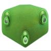 NHX RC Steering Servo Mount Plate -Green : Losi LMT 4WD view 2
