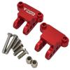 NHX RC Aluminum Lower Shock Mount (2) -Red: Losi LMT 4WD view 1
