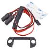 NHX RC Front LED Ring Headlight Red/White: SCX24 Bronco Gladiator Wrangler C10 Deadbolt view 2