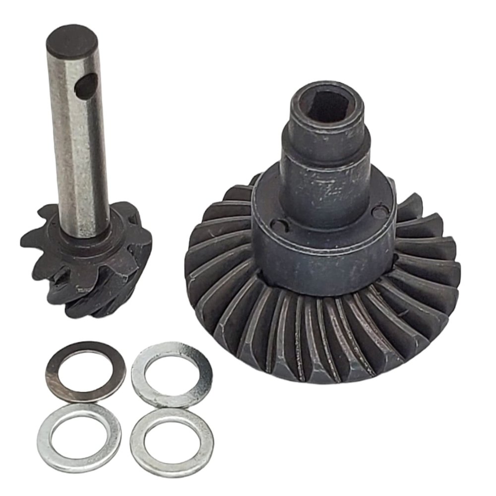 NHX RC Helical Spiral Hardened Steel Bevel Pinion Gear 8T 30T SCX10 II/III/Capra 1.9/AR44