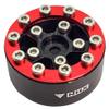 NHX RC 1.0" Aluminum Screw-Style Beadlock Wheels (4) -Red : SCX24 view 2