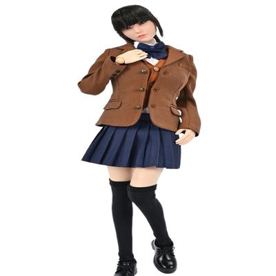 1/6 Scale Female Clothes,Female Skirt Suit Coat Shirt Clothing for 12inch Phicen TBLeague JO Action Figure (B)