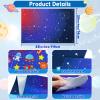 OKOOKO Solar System Felt Story Board Set 41PCS 43x29inch Outer Space Universe Storytelling with Hooks Astronaut Planets Galaxy Preschool Craft Early Learning Interactive Play Kit for Toddlers Kids 4+ view 2