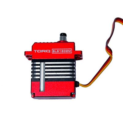 TORQ BLS1809M Mini HV 8.4V High Voltage Brushless RC Servo Optimized for RC Helicopter 580-700 Size, RC Airplane & Jet RC Aircraft - Remote Control Helicopter Upgrade Electronics