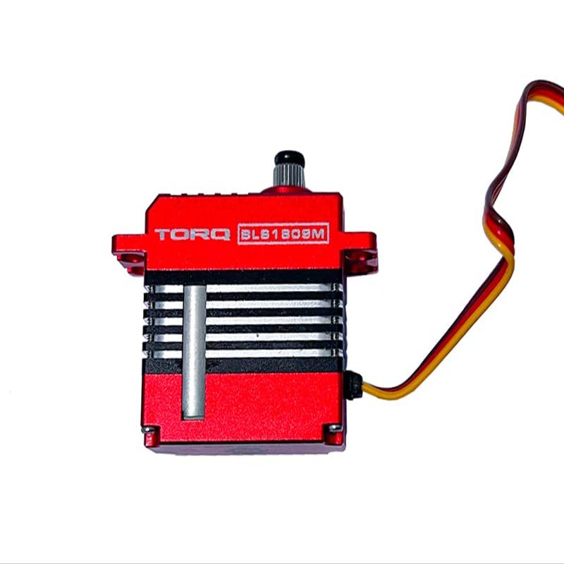 TORQ BLS1809M Mini HV 8.4V High Voltage Brushless RC Servo Optimized for RC Helicopter 580-700 Size, RC Airplane & Jet RC Aircraft - Remote Control Helicopter Upgrade Electronics