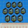 LITKO Premium Printed Mecha Battlefield Terrain Tokens | Compatible with BattleTech | Set of 10 (Rough Ground) view 3
