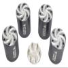 NHX RC Aluminum M6 Wheel Lock Nut Wheel Caps Lug Nuts (4) -Silver:Axial 1/6 SCX6 view 1